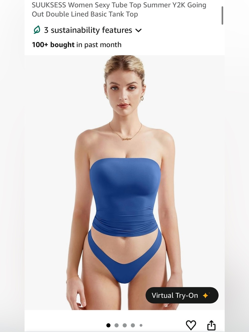 Suuksess Double Lined Tube Top